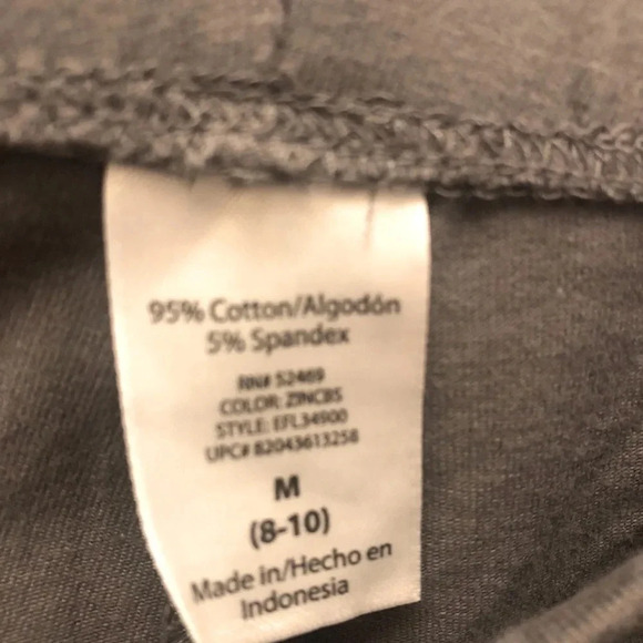 Leggings /no brand gray/ sz med - Picture 3 of 3